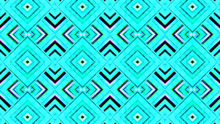 Moving kaleidoscope. 4K motion graphics
