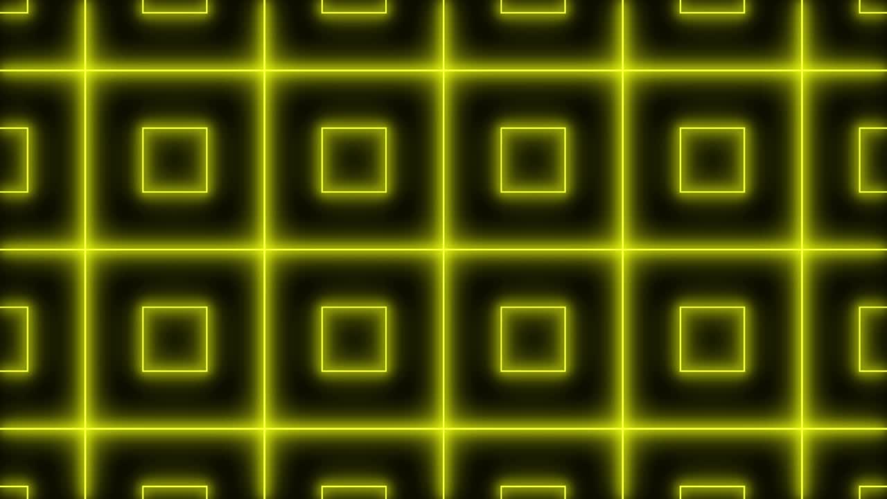 기하학적 패턴 검은색 배경 컬러 애니메이션