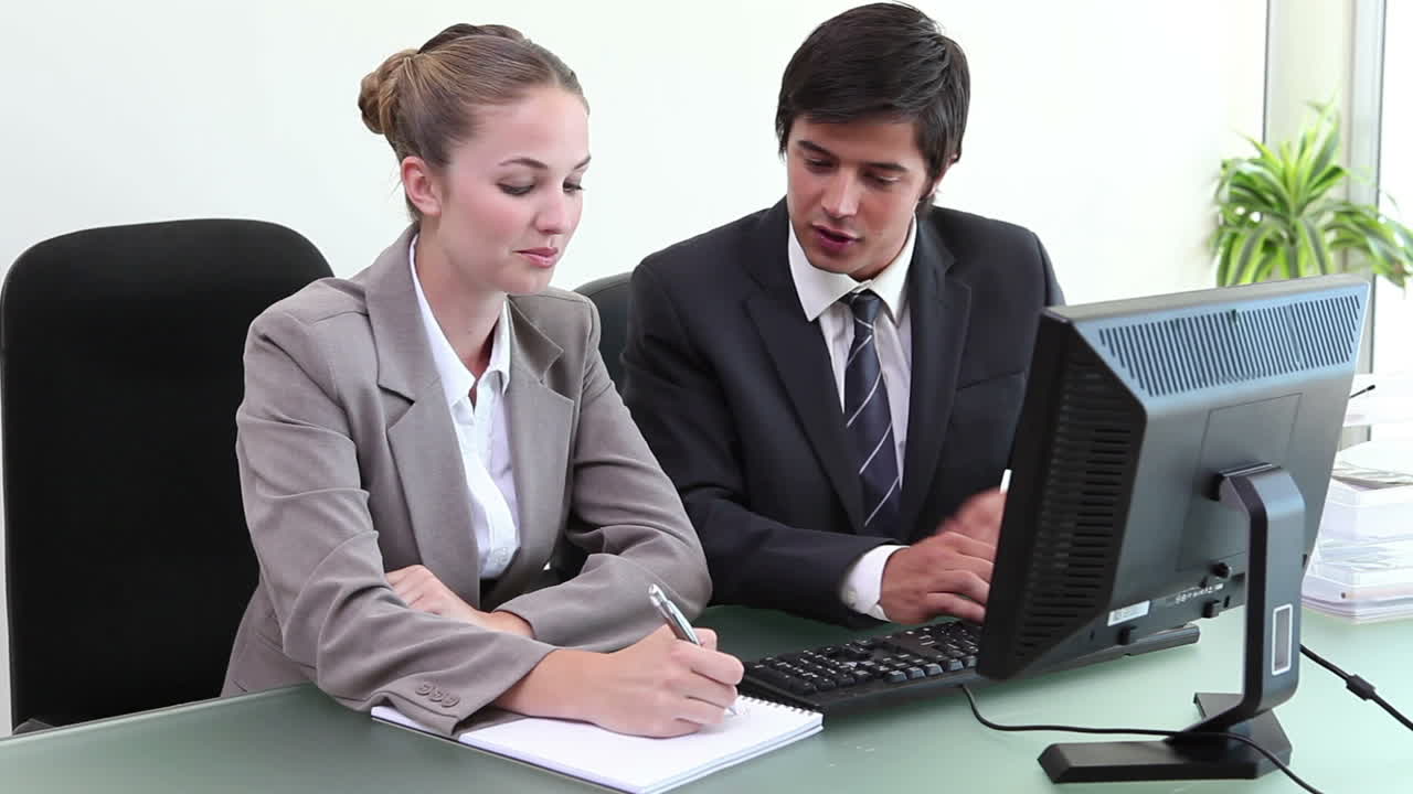 colegas que trabajan juntos