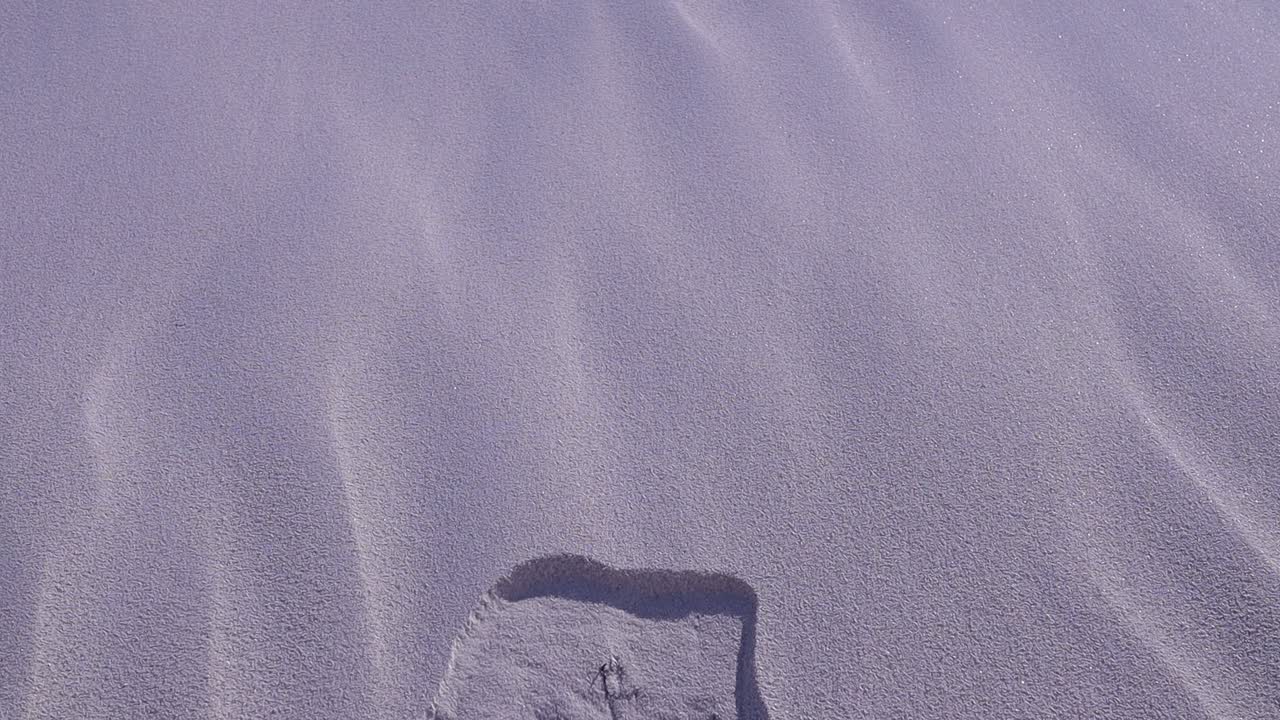 Piccola valanga di sabbia su duna di spiaggia. -- Canon M50 1080p