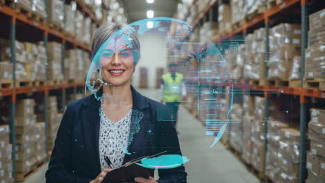 global logistics and digital warehouse management