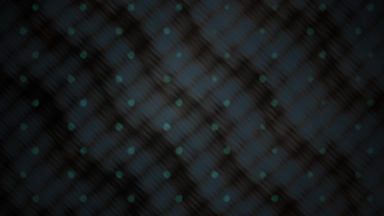Abstract Dark Grid Pattern with Glowing Green Dots