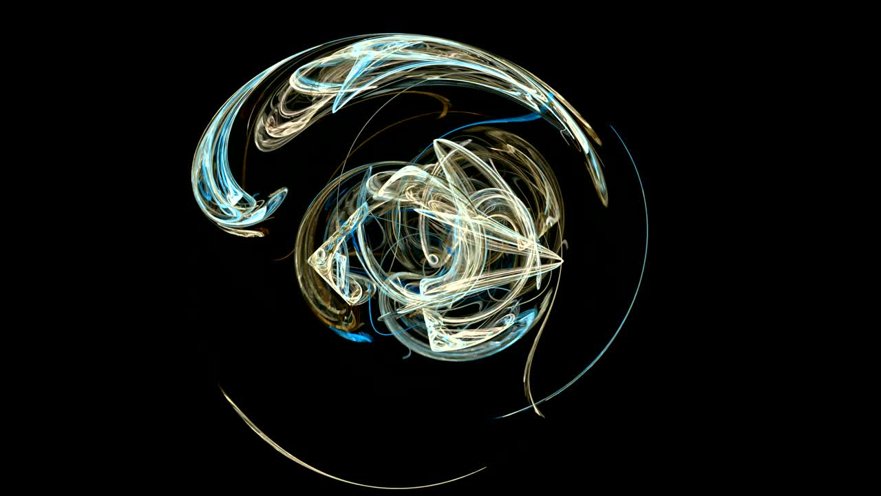 Colorful curves pattern abstract motion background