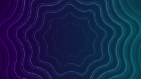 blue and purple neon wavy circles abstract futuristic motion background