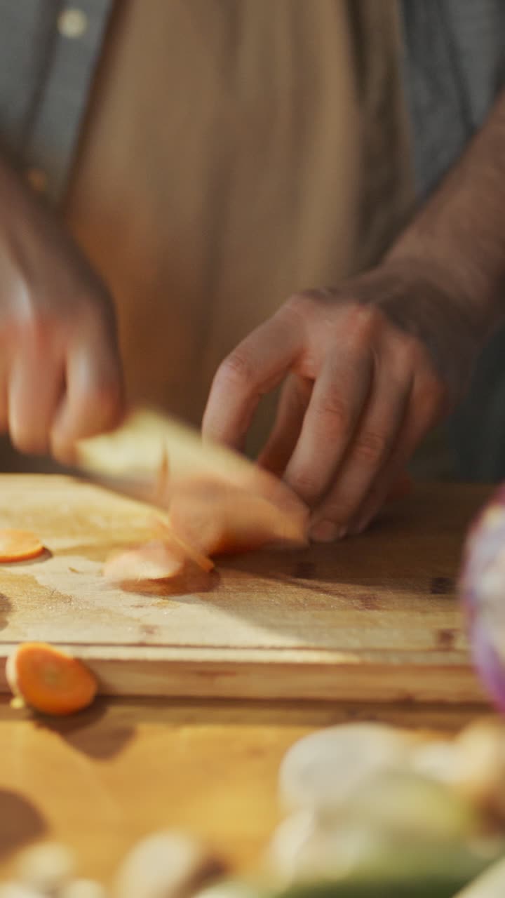 Preparing Fresh Vegetables for a Healthy Meal