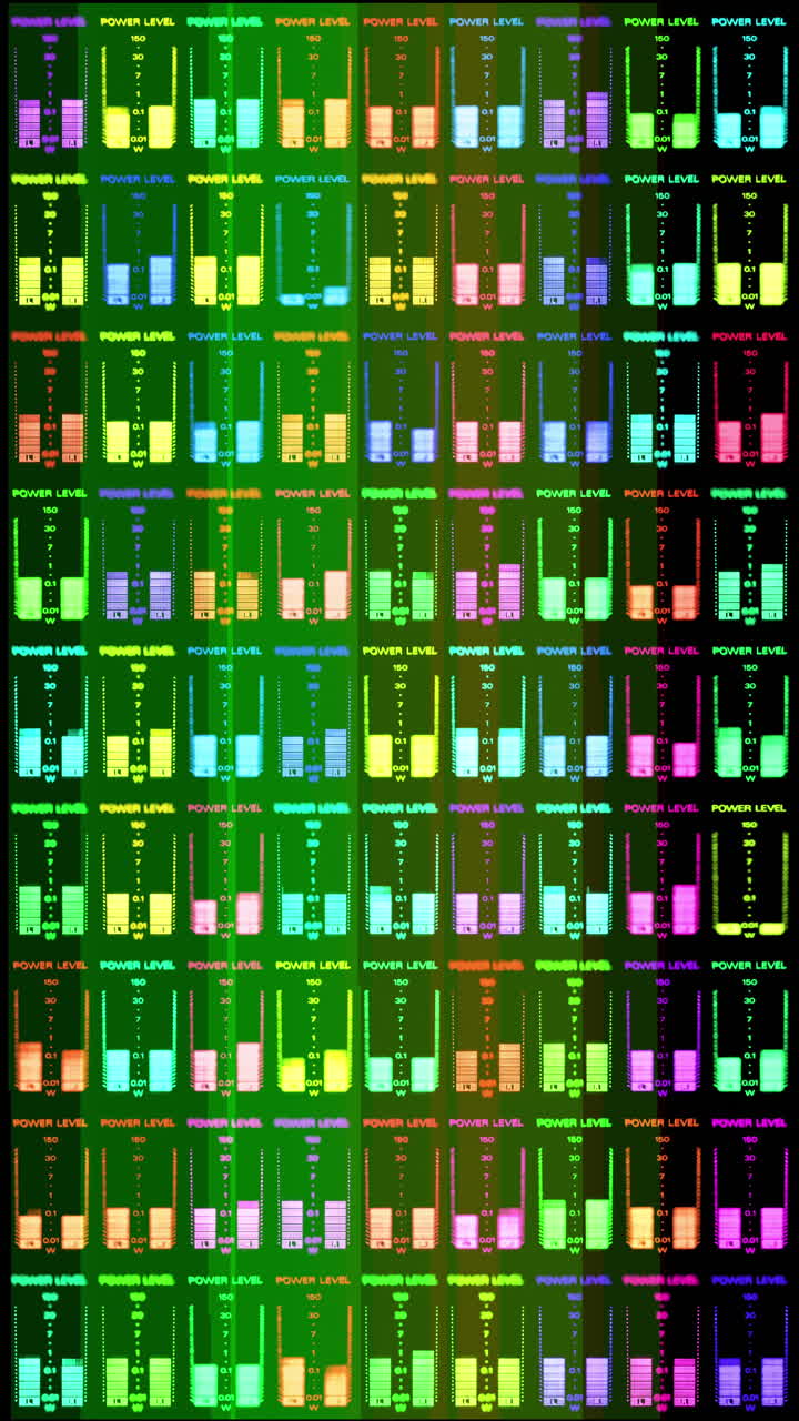 스테레오 하이파이 시스템의 그래픽 이라이저