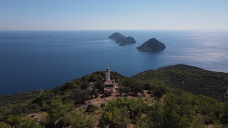 Leuchtturm-Der-Klippenlandschaft