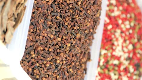 Close-up of cloves and other spices
