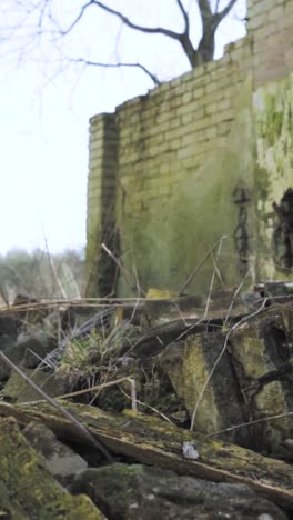 abandoned building ruins