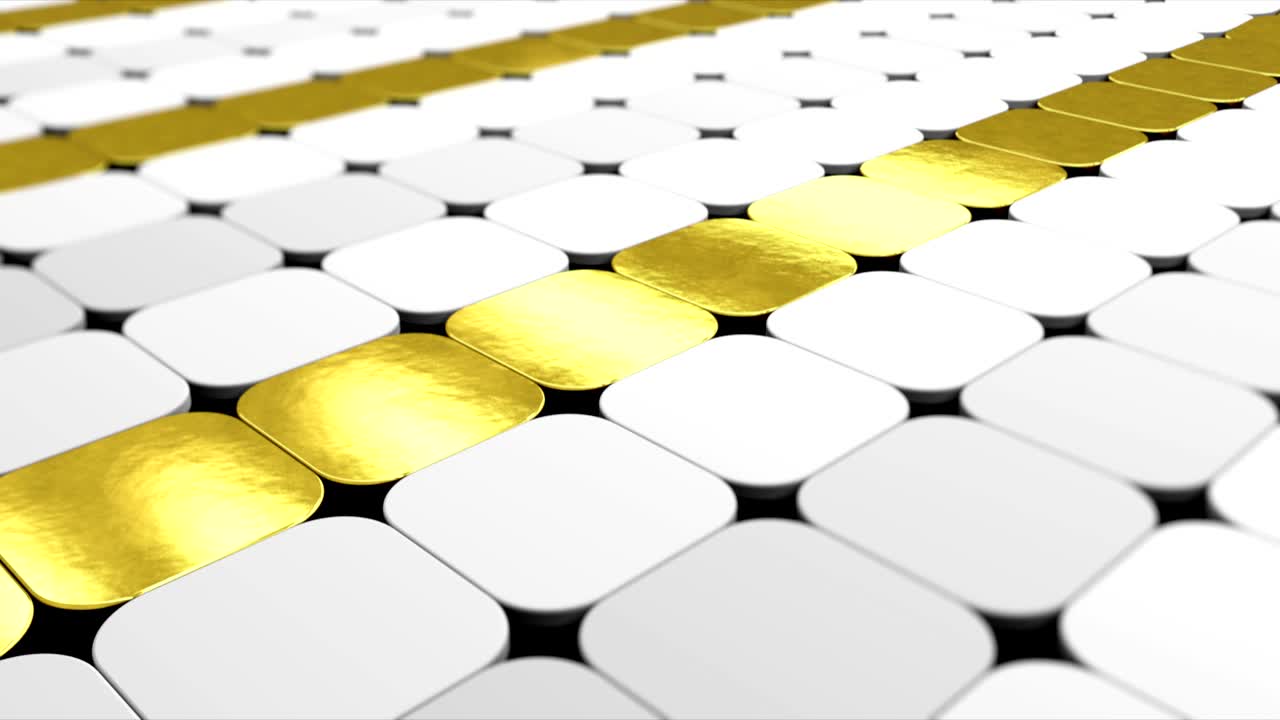 renderización 3d abstracta con cubos, fondo animado con formas geométricas en movimiento. video 4k sin costuras.