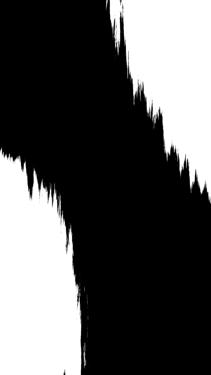 Transizione astratta di rivelazione con inchiostro bianco e nero