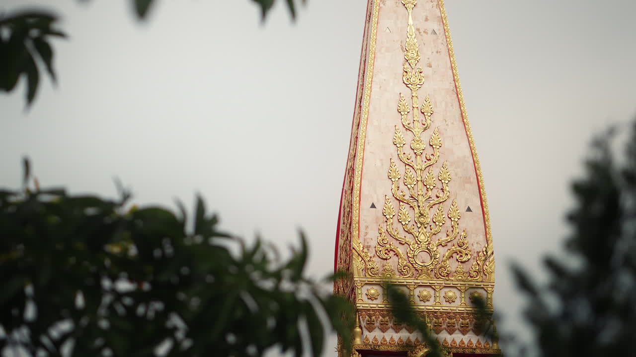 Detail of a Thai Temple Pagoda