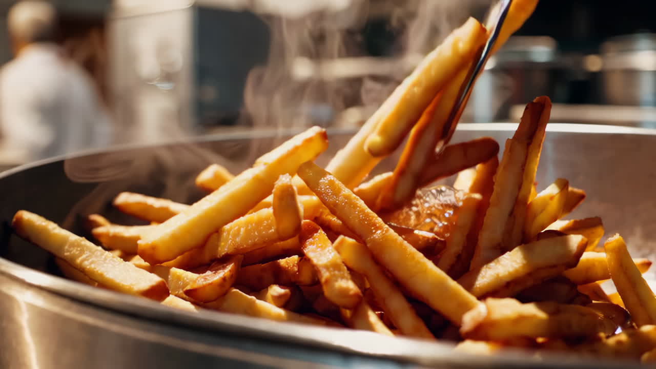 freír patatas fritas