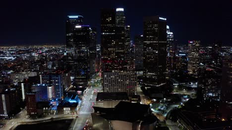 los angeles city at night is spectacular.