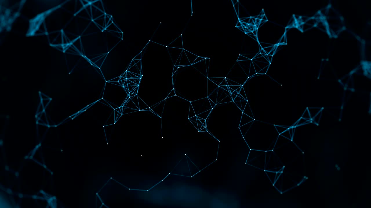 Futuristic technology abstract background. Beautiful plexus . Loop Animation.