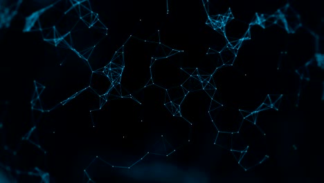 futuristic technology abstract background. beautiful plexus . loop animation.