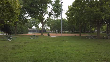 parque barron durante las lluvias