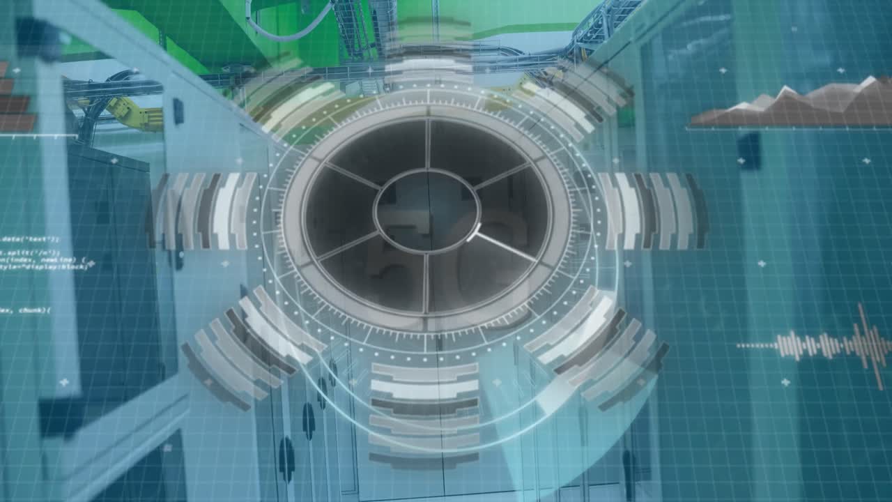 스 ⁇  스캐닝과 데이터 처리가 서버를 통해 애니메이션