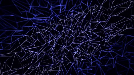 abstract blue wireframe background