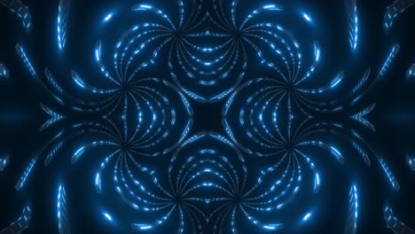 abstract blue light show