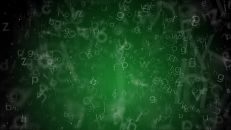 abstract flowing letters background