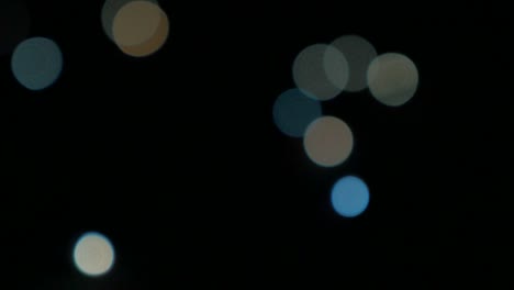 luces de punto azul de fondo para la decoración festiva de navidad 4k