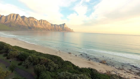 4k aerial drone footage of the seashore
