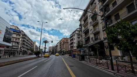city street in greece