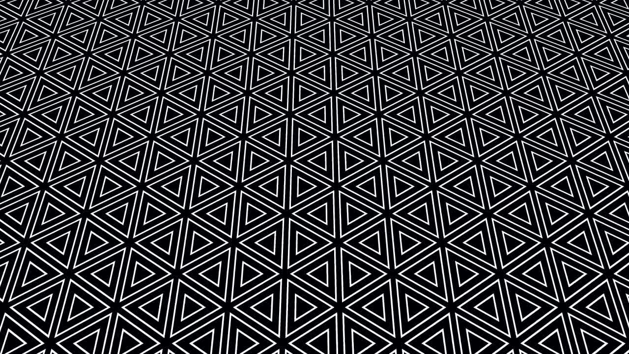 Graphic Pattern in Black and White that tilts up and moves.