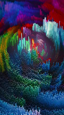 Vibrant Vertical Background Animation