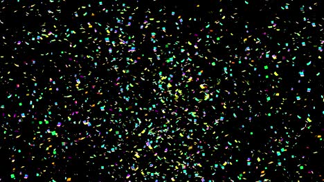 4k confetti explosions alpha matte channel