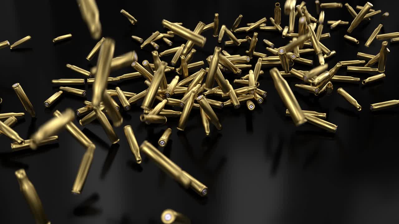 cartuchos de balas cartucho de munición cae tierra guerra terrorismo rifle arma de fuego 4k