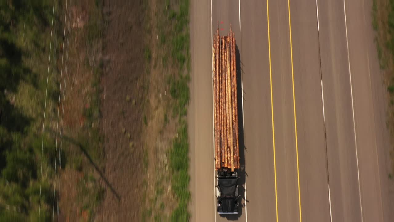Logging Truck, Atmospheric Drive along Mile 100