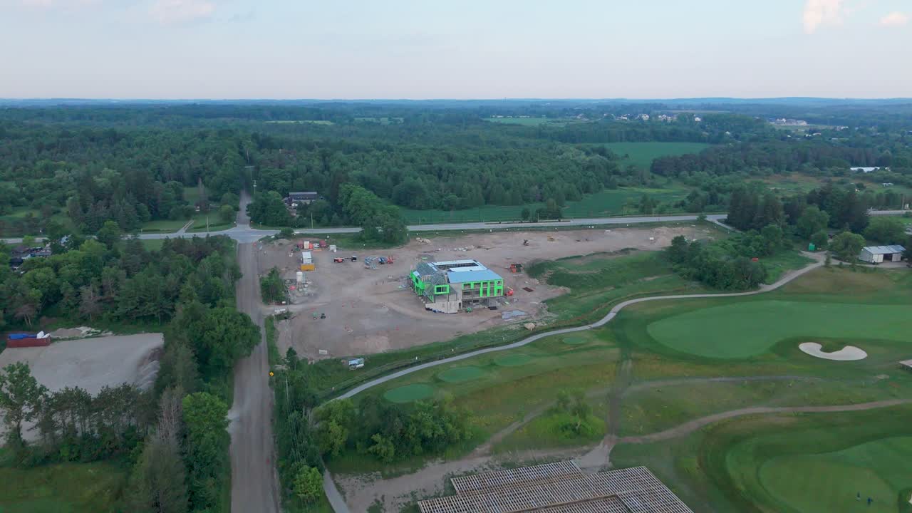 Construction Site Of Golf Canada Headquarters At TPC Toronto Osprey Valley Golf Course In Caledon