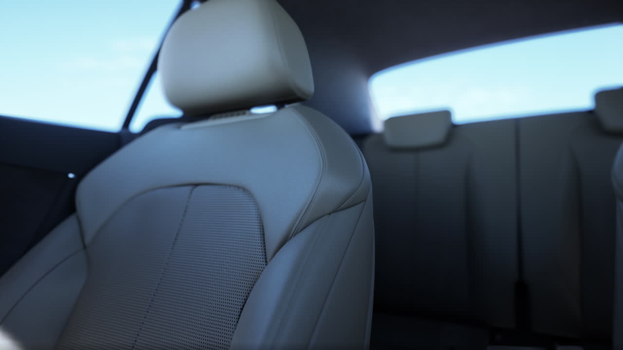 diseño interior de un coche nuevo