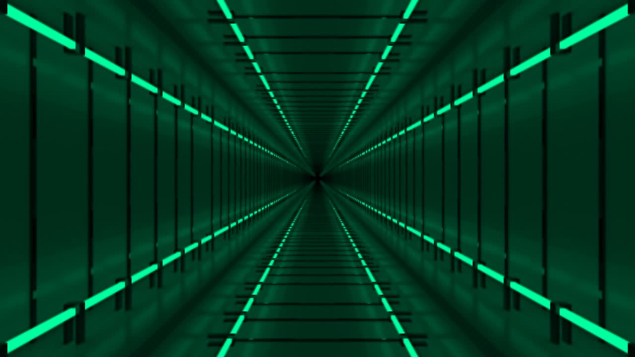 túnel de pasillo de fondo abstracto con bucle tecnológico