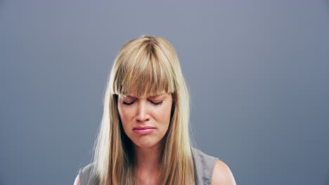something’s triggered her tears