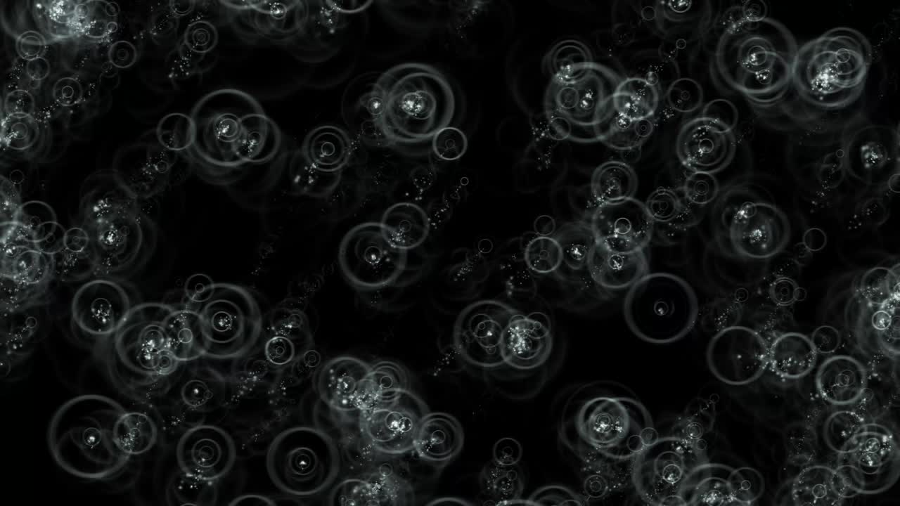 animación de partículas de forma de anillo gráficos de movimiento