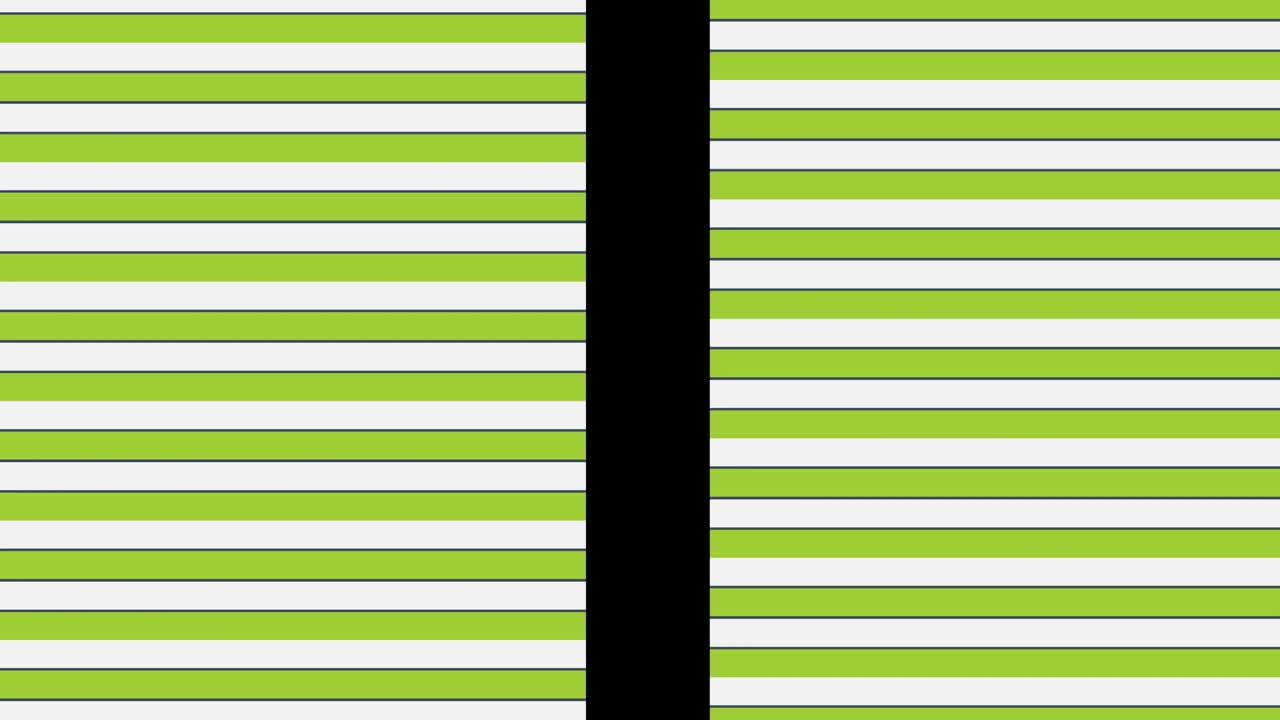 교차된 색의 줄무로 구성된 애니메이션입니다.