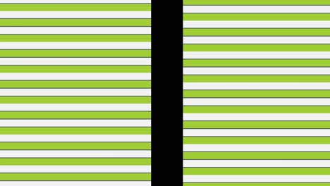 animación compuesta por rayas de colores intersectadas.
