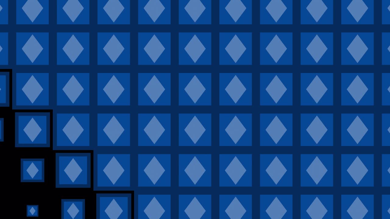Dark Blue Diamond Pattern