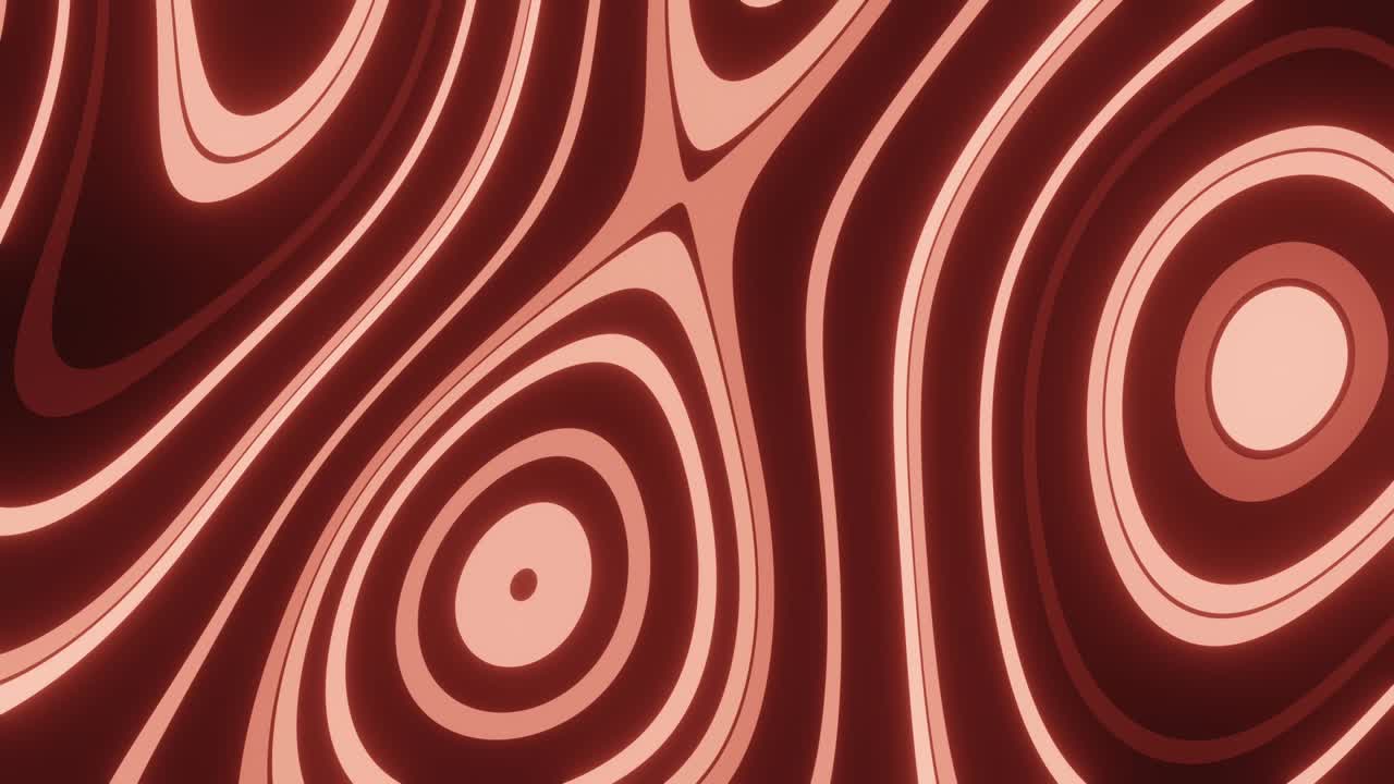 Looping motion. Abstract neon rings chaos pattern, concept of limitless background. Macro world, bacteria and cells. Parallel Universe. Background for banner and post.