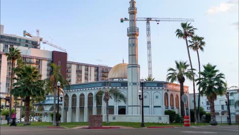 timelapse of a mosque in tempe, arizona.