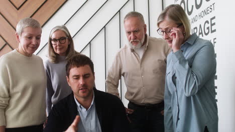 close up view of a teacher and students in classroom