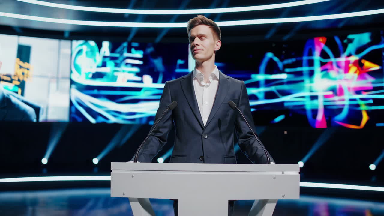 Business Presentation at a Conference