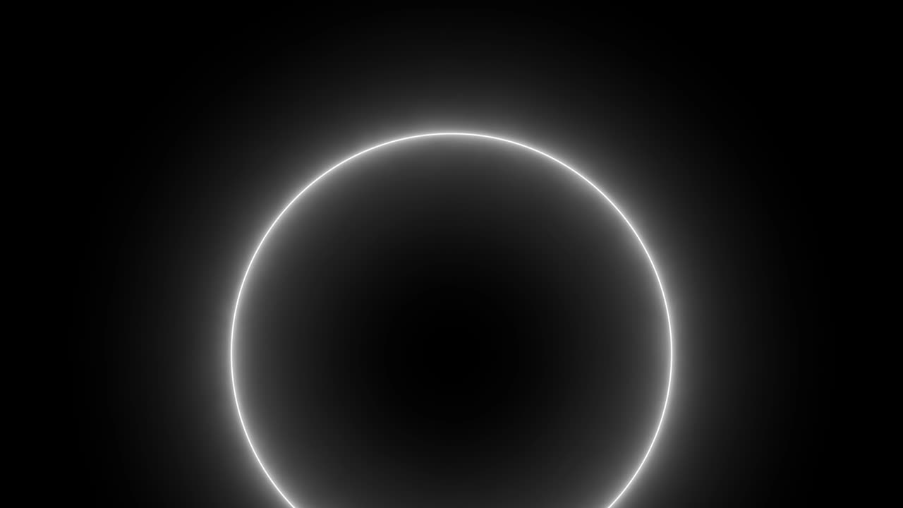 빛나는 반지 전기 애니메이션 모션 그래픽