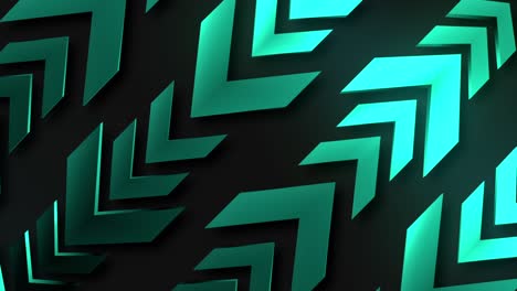 abstract teal arrows pattern background