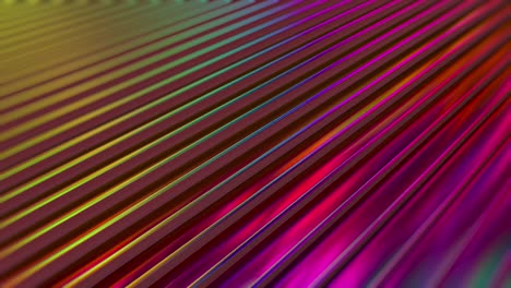 3d wavy surface. abstract waving background with neon ripples. liquid multicolor pattern, moving shapes. 4k looped video animation.