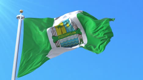 bandera de escuintla, guatemala. loop (en inglés)