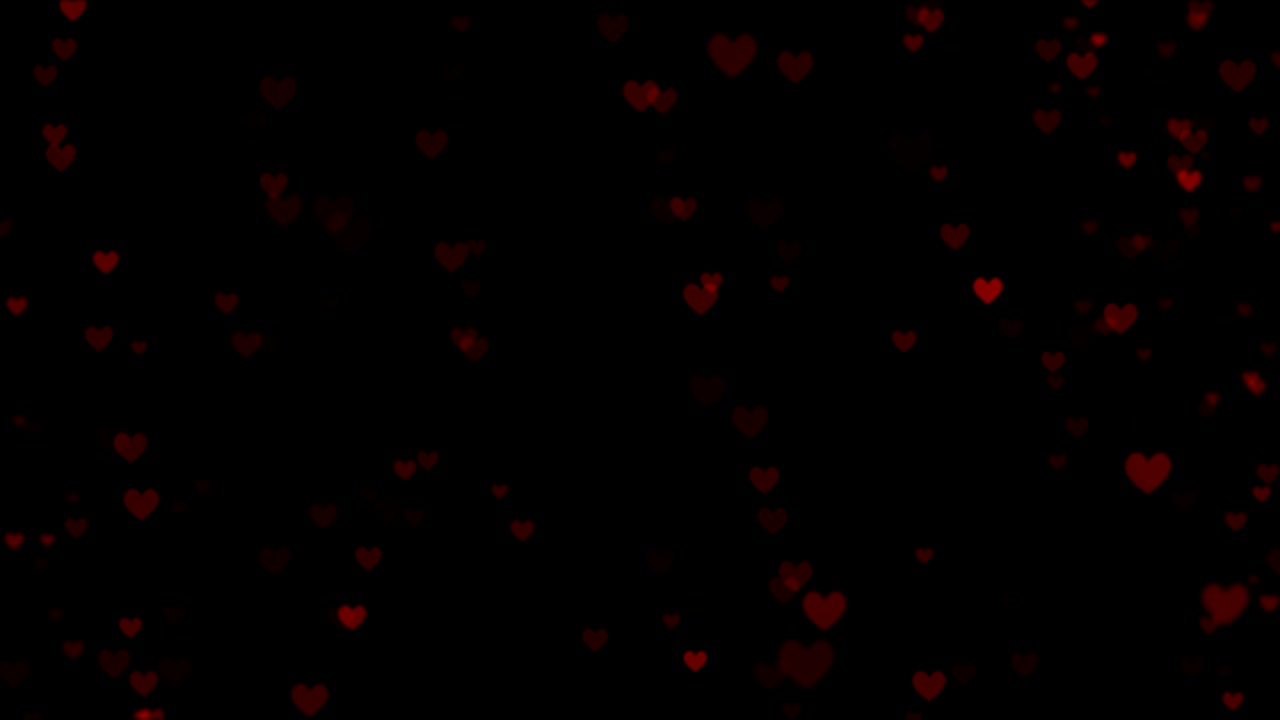 corazones rojos. feliz día de san valentín fondo. renderización 3d